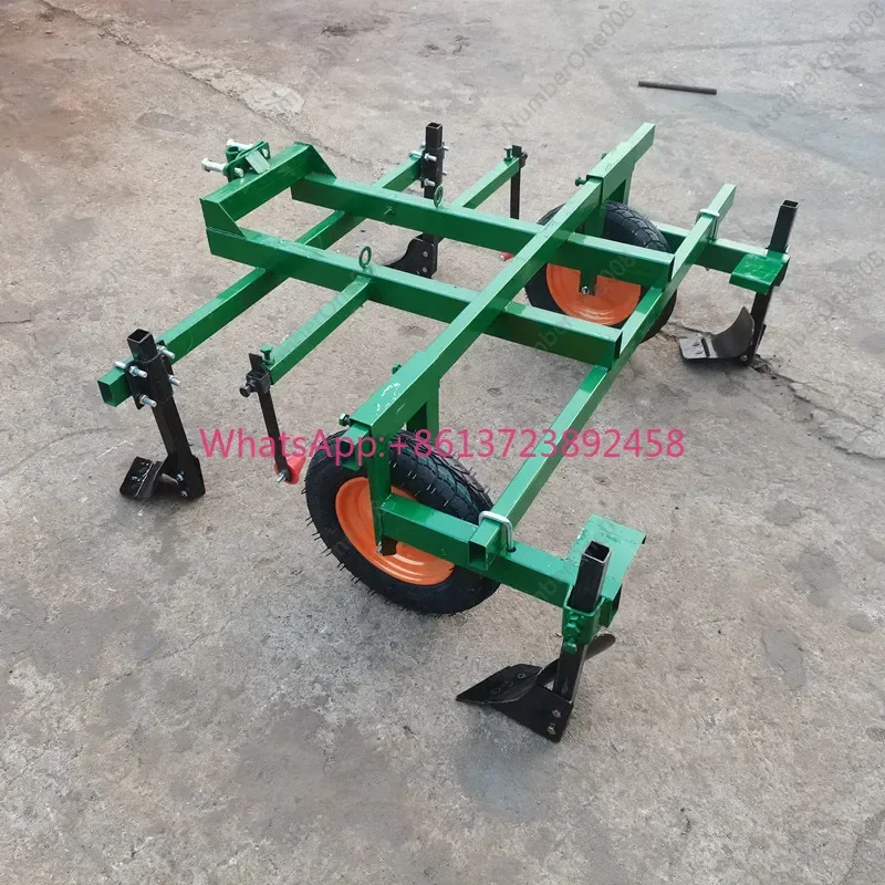 OriginalTractor Mounted Plastic Mulching Machine, Multi-Function Farm Film Laying Equipment, Manual Drive Mulch Layer for Garden