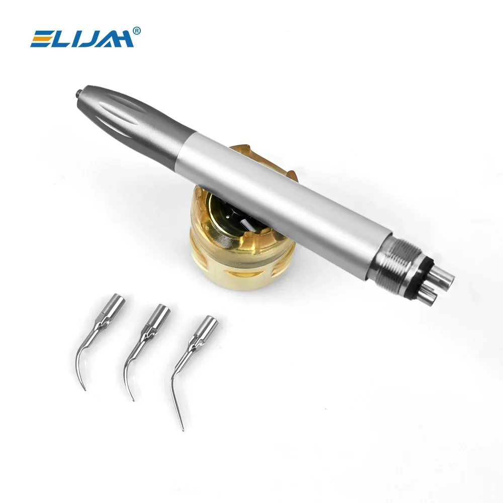 2/4 Holes New Dental Air Scaler Handpiece 17000Hz Dental Super Sonic Scaling Handle 135°C Disinfection Whiten Teeth Cleaner Tool