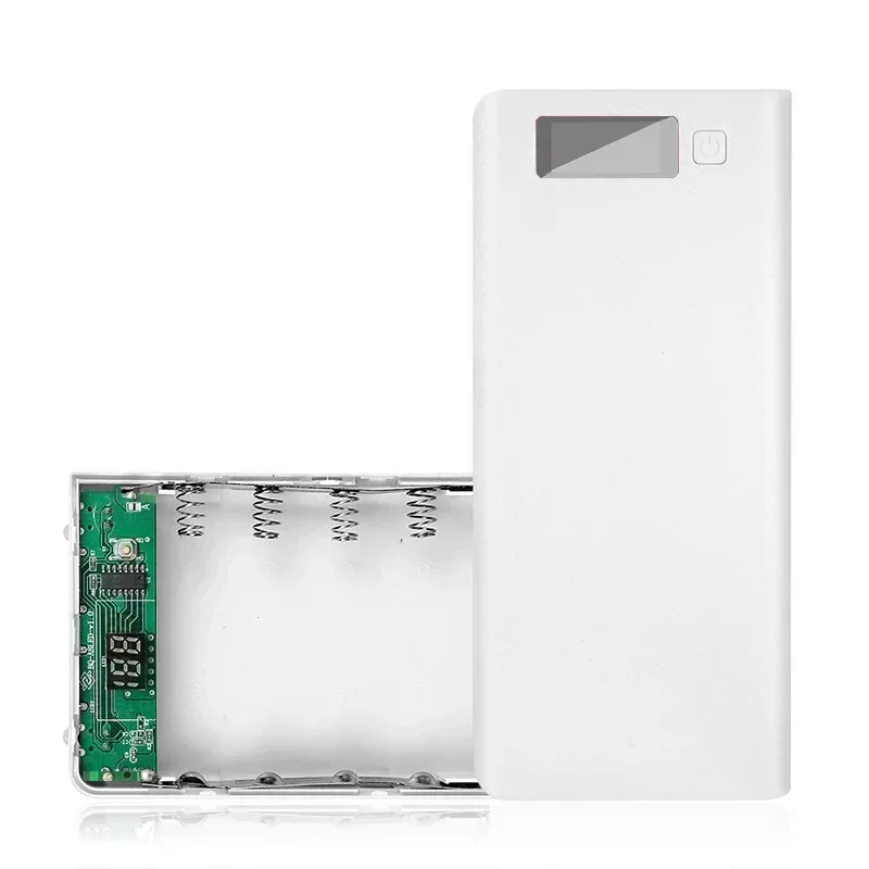 8×18650 batterijladerdoos DIY Power Bank Case met LED digitaal display Snel opladen USB draagbare batterijopslag Laaddoos