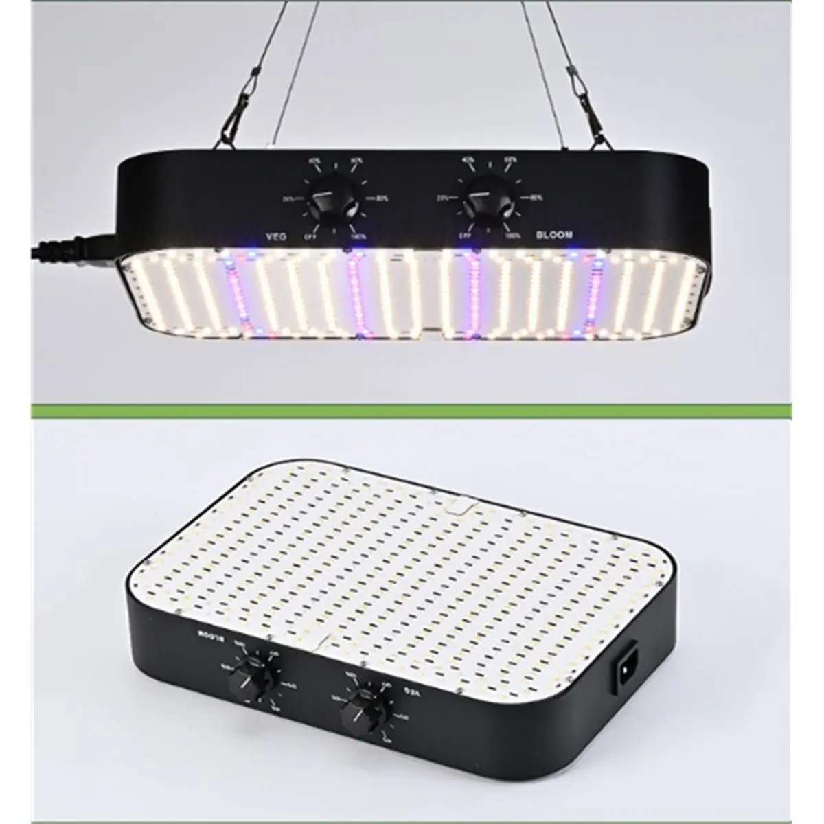 618 Mega Sale 120W LED Plant Lamp Double Dimmable VEG Bloom Dual Mode LED Grow Lamp Plant Lamp Full Spectrum Grow Lights US PLUG