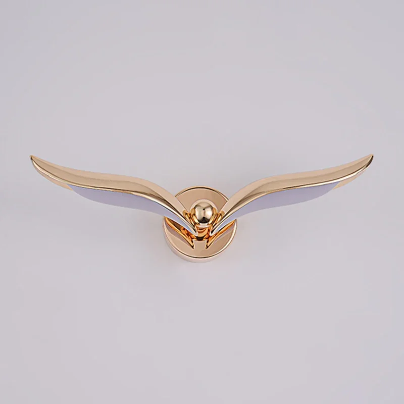 Imagem -03 - Modern Led Bird Wall Light Golden Bird Light Criativo Forma Gaivota Lâmpada de Parede para Estudo Quarto Luzes de Cabeceira Decoração do Quarto