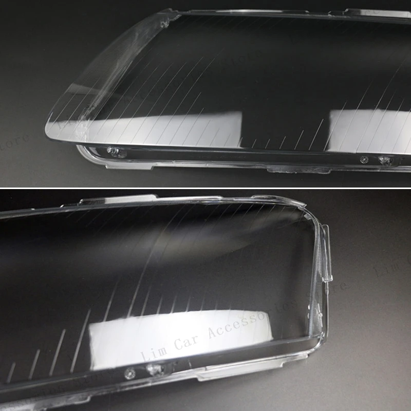 For Audi A6 C6 2006-2011 Left or Right Transparent Headlight Lens Headlamp Lampshade Cover Lens Light Protection Shell view 5