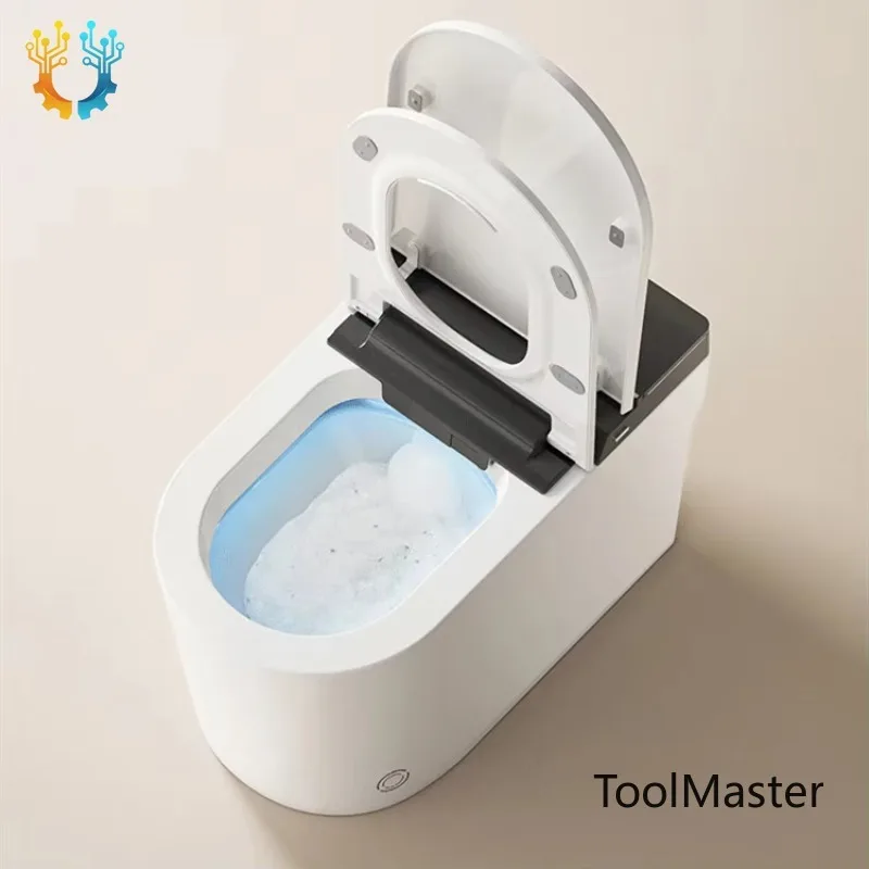 

【2026】Automatic Foot Sensor Flush Luxury Intelligent Bidet Toilet Seat Female Wash One Piece Smart Toilet With Double Remote Con