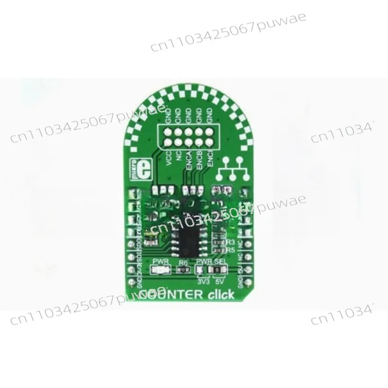 LS7366R module MIKROE-1917 COUNTER CLICK development board, interface calculator, counter