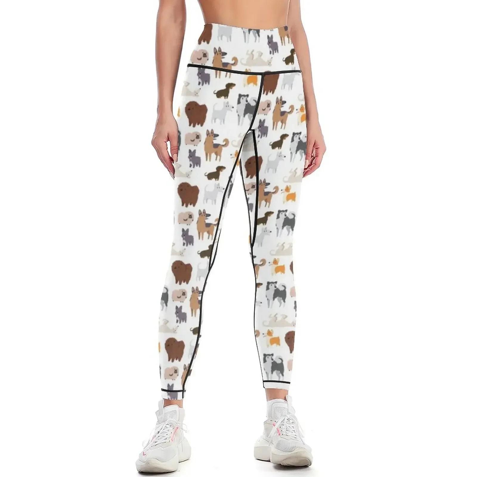 

Dog Breeds Pattern Leggings push up legging exercise clothing for Jogger pants sportswear for gym Womens Leggings
