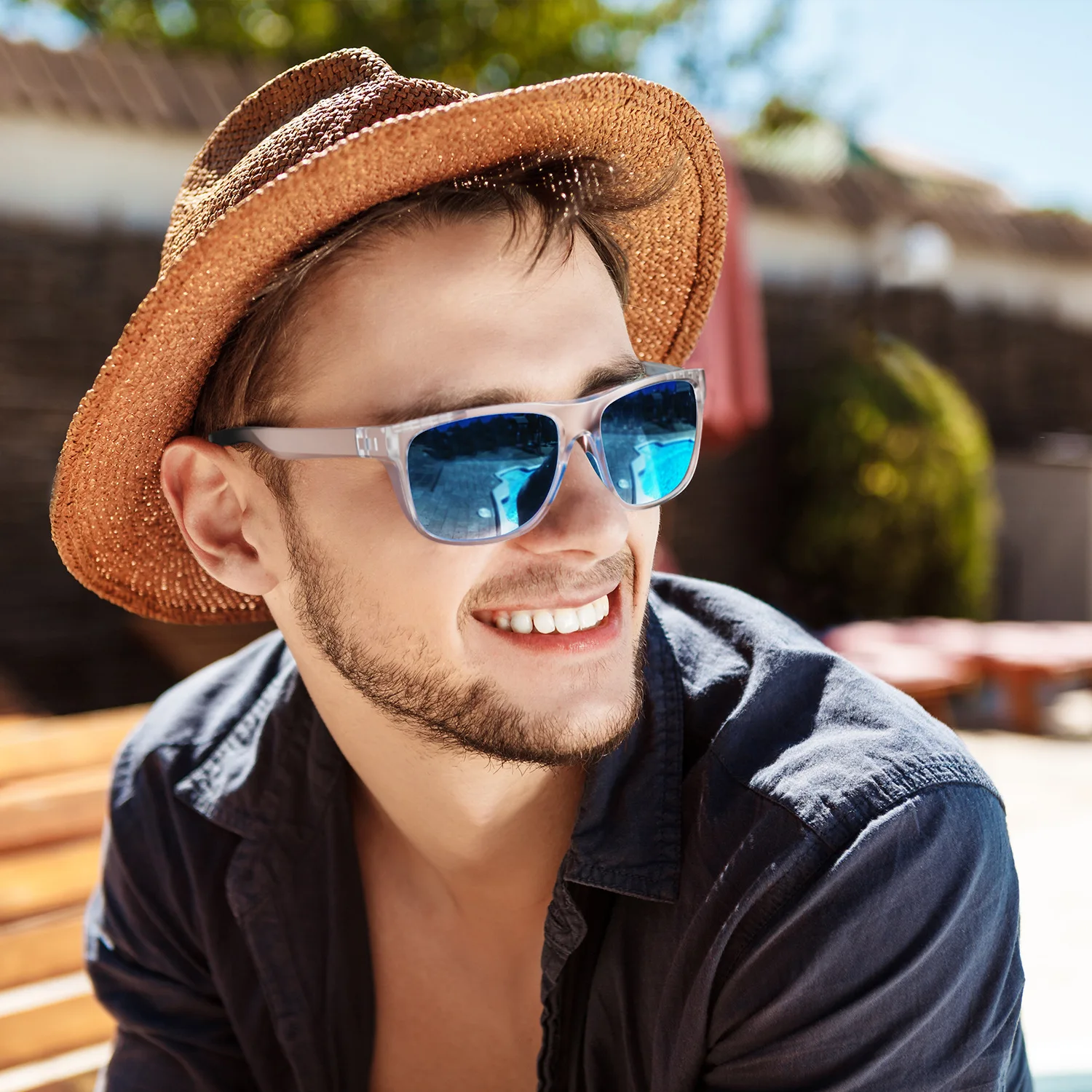 Lunettes de soleil VEITHDIA pour la pêche, la course à pied, le cyclisme, le golf, la mode, les activités de plein air, l'alpinisme, anti-éblouissement, polarisées, FAKB06-15