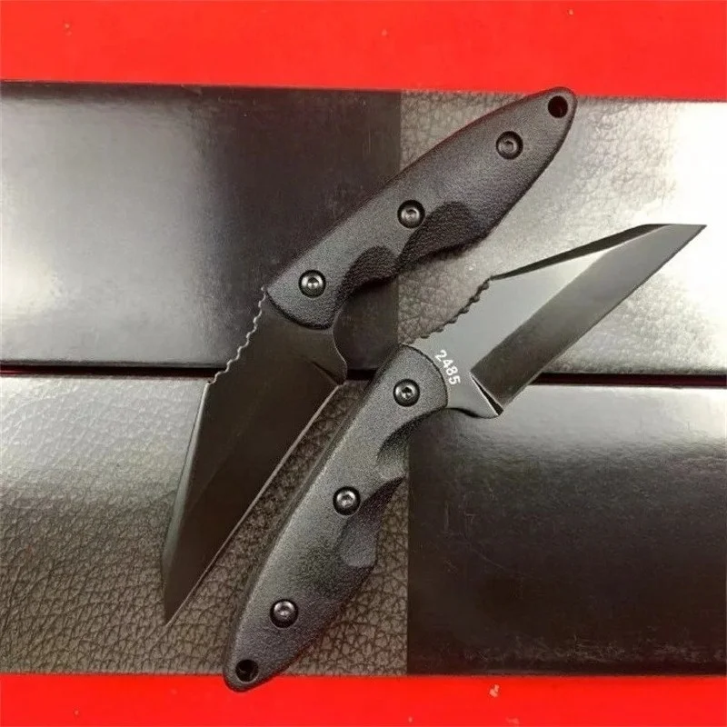 

Высокая твердость KA-BAR2485 Тактический нож с фиксированным лезвием Портативный нож для выживания на открытом воздухе EDC Охотничий нож для джунглей с ножнами