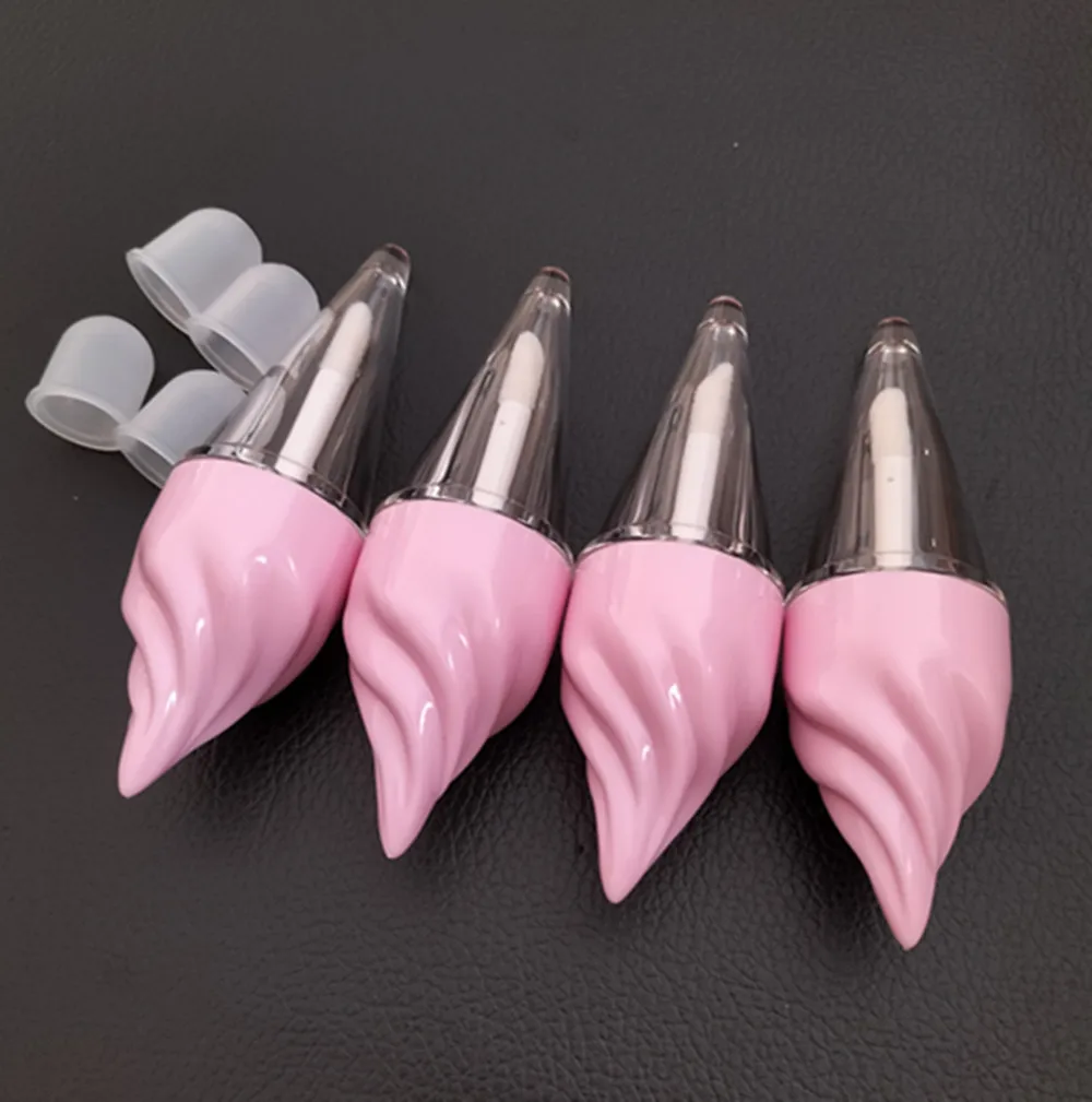 5ML Empty Lip gloss tubes Ice cream cone Shape DIY Lip Balm Bottle Lipstick Cosmetic Packing Containers