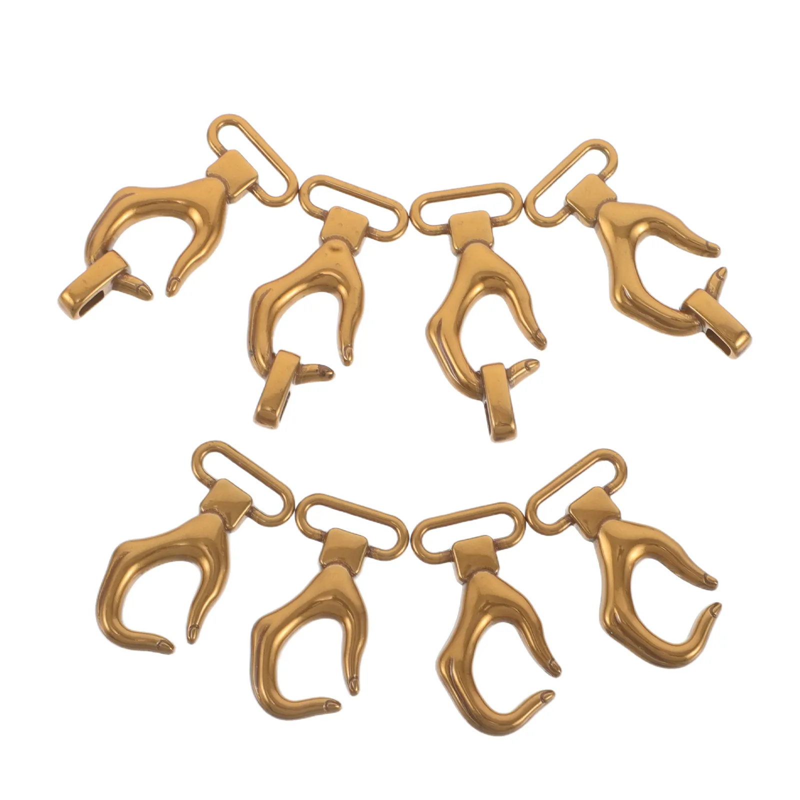 

Набор из 5 металлических пряжек-фиксаторов для пояса с боковым креплением, регулируемые зажимы для утяжки талии, для деловой, формальной и повседневной одежды, пряжки для ремней