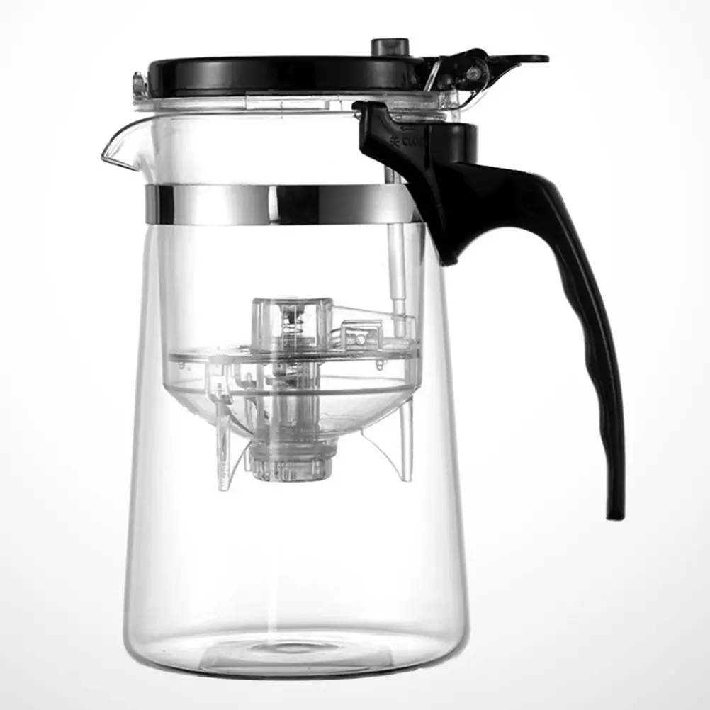

500Ml Clear Glass Teapot Heat Resistant and Washable Perfect for Hot Cold Drinks All Year Round Tea Kettle Glass Tea Pot