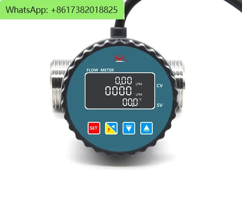 Digital  meter, sewage pipeline, large flow rate, stainless steel valve body, acid and alkali resistant 485 data transmission