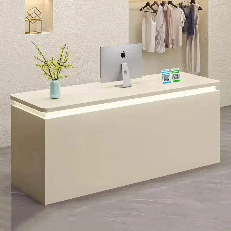 Decoração mesas de recepção design display luxo acessórios de mesa de recepção moderno bancone bar profissional móveis comerciais