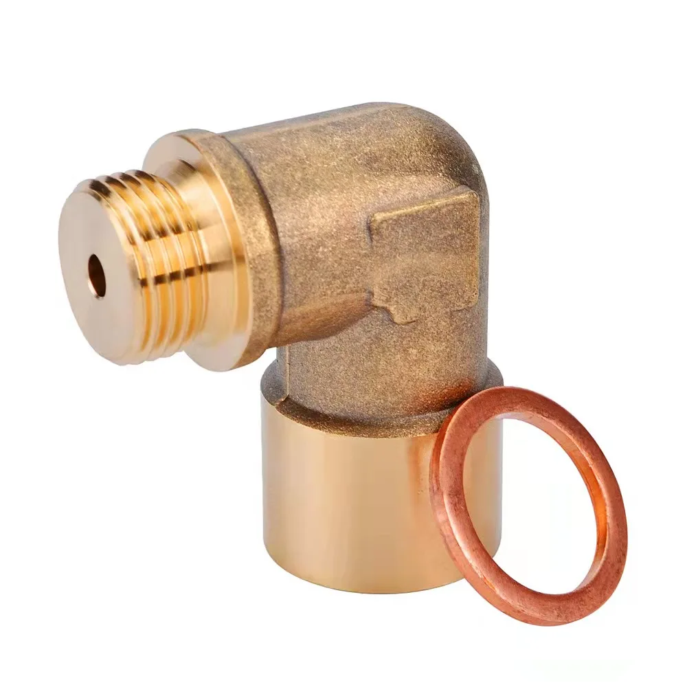 M18 x1.5 Oxygen Sensor Lambda Extender Spacer Exhaust 90degree Lambda O2 Oxygen Sensor Extender Spacer