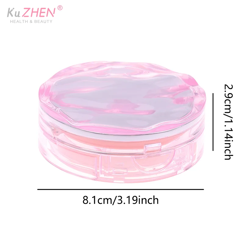 1PC Lege Luchtkussen Bladerdeeg Doos Draagbare Foundation DIY Doos Met Spiegel Bb Crème Cosmetische Case Container Met Spons Make-up Gereedschap