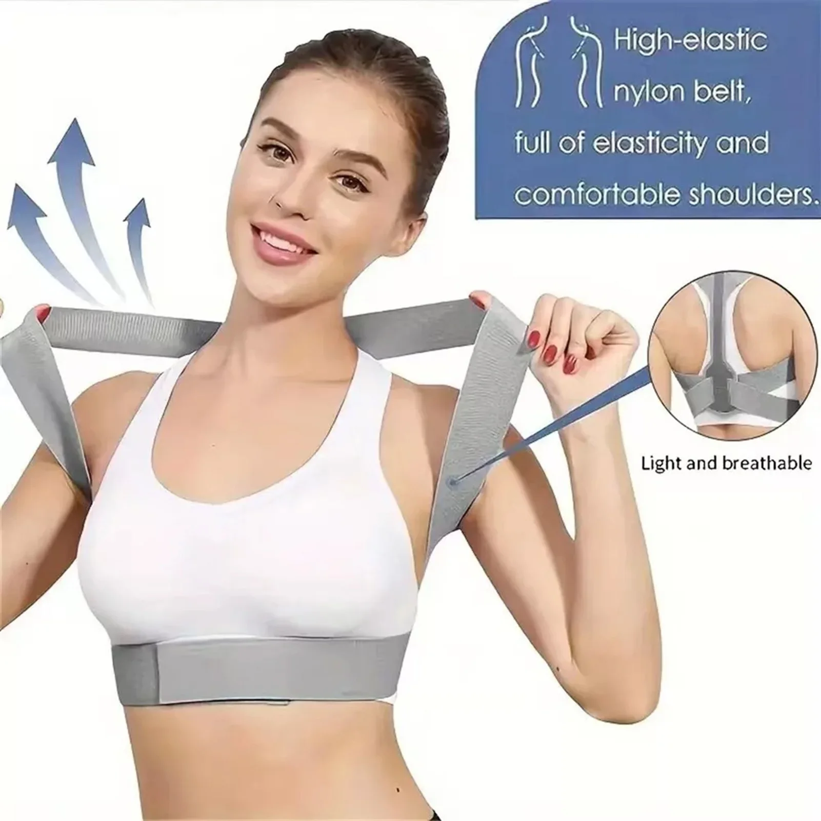 Adjustable Back Posture Corrector Belt For Adult body Clavicle Posture Correction Support Straightener Clavicle Braces Strap