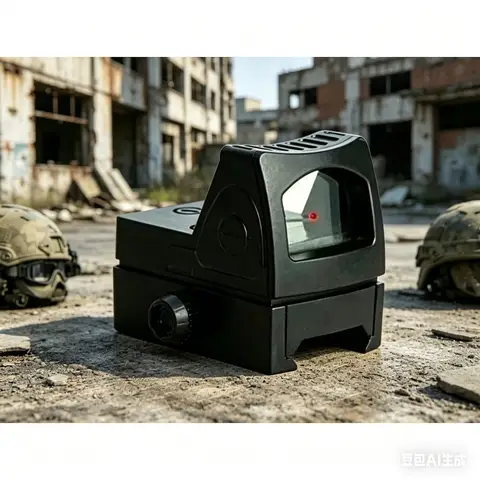 2026 Tactical Reflex Sight Red Dot Scope, Plastic Optic with Adjustable Rail, 20mm Mount for Outdoor Shooting Target Games