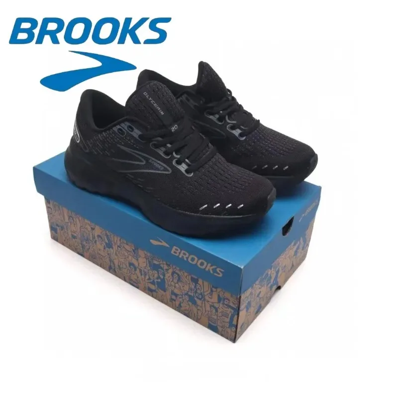 

Brooks Glycerin 20 Men's Running Shoes - Cushioned Comfortable Casual Sneakers for Sports Training And Professional Jogging