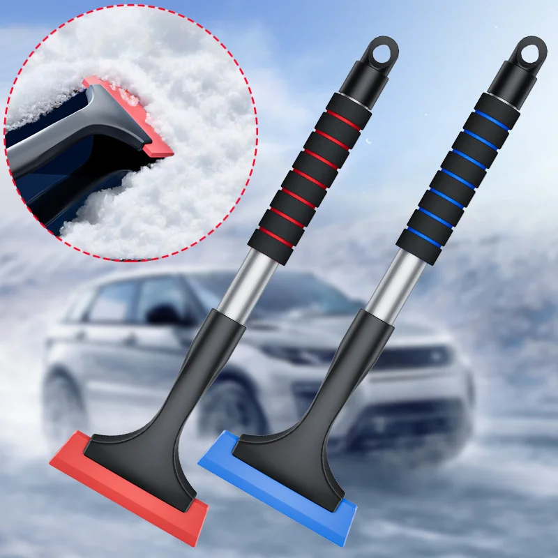 

Car Ice Scrapers Snow Shovel 2024 Winter Necessary Soft Anti-skid Handle Snow Shovel Tool Auto Cleaning Tools Accessories