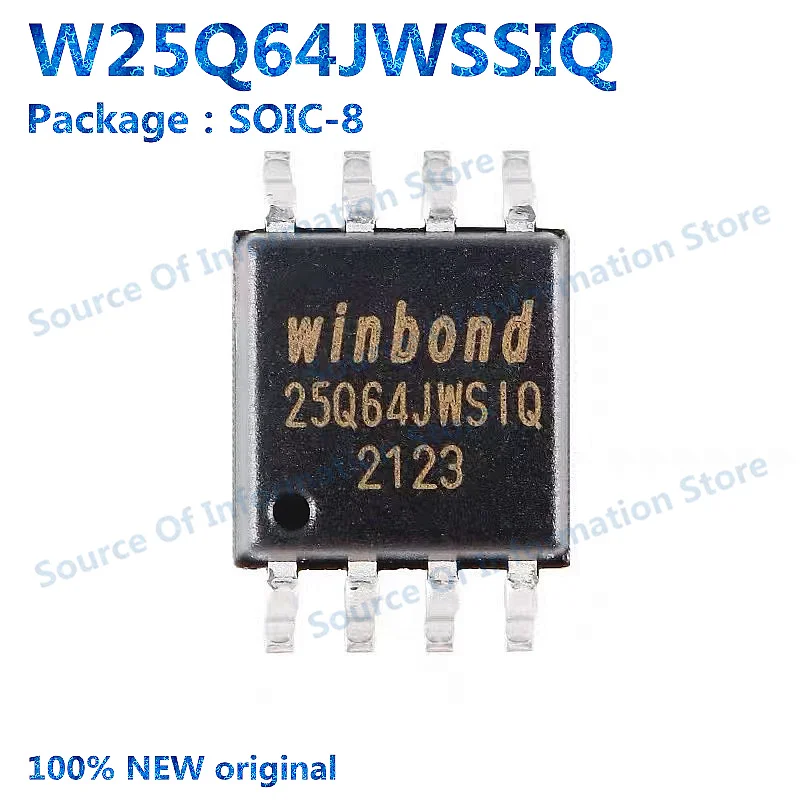 W25Q64JWSSIQ SOIC-8 1.8V 64M-bit Serial Flash Memory Chip