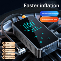 Wireless Air Pump 150psi Touch Screen Portable Electric Tire Inflator For Car Bicycle Motorcycle Mini Air Compressor Injector
