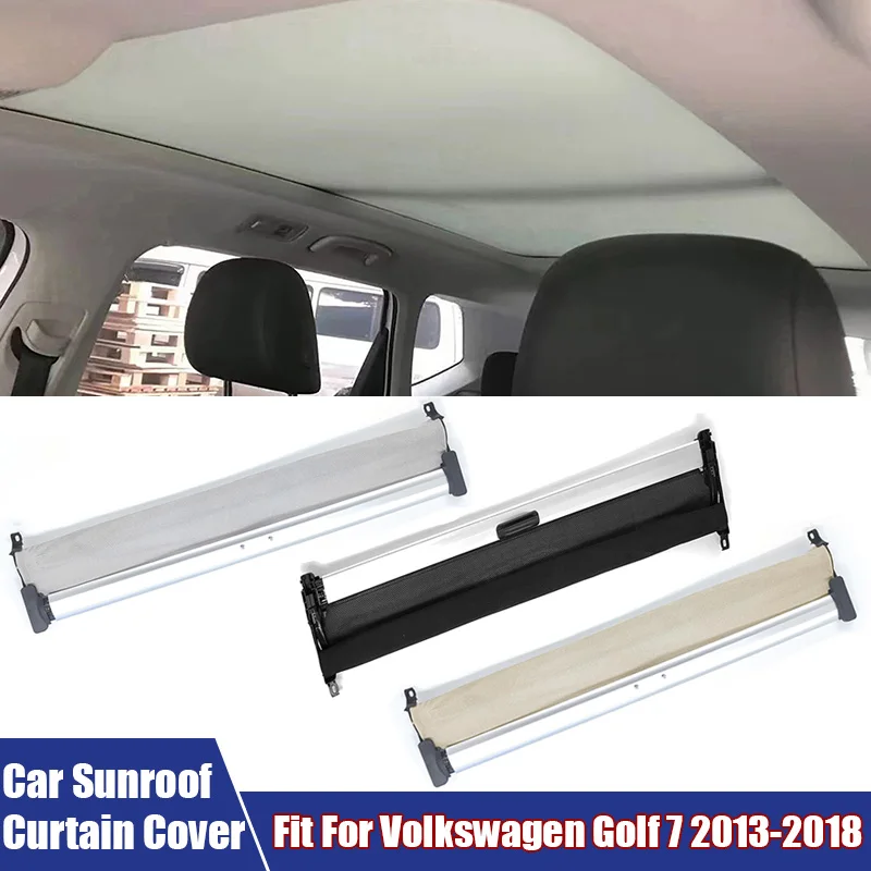 

Автомобильный люк на крыше, солнцезащитный козырек в сборе, внутренний люк на крыше автомобиля, тканевый чехол, подходит для Volkswagen Golf 7 2013-2018 5GG877307