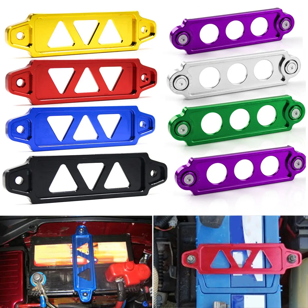 17cm Autobatterie Befestigungs halterung Halterung Aluminium Renn batterie Zurr halterung fester Block für 2000-2008 Honda S2000 Autoteile
