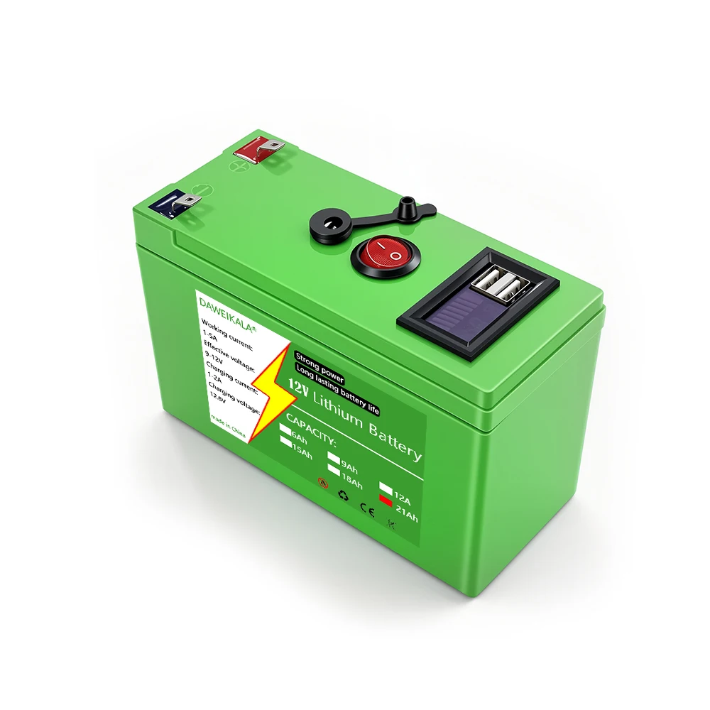 12V Battery 9Ah-21Ah 18650 Lithium Rechargeable Battery Pack for Sprayer Kid's Electric Toy Cars Audio Scale toy go-kart view 6