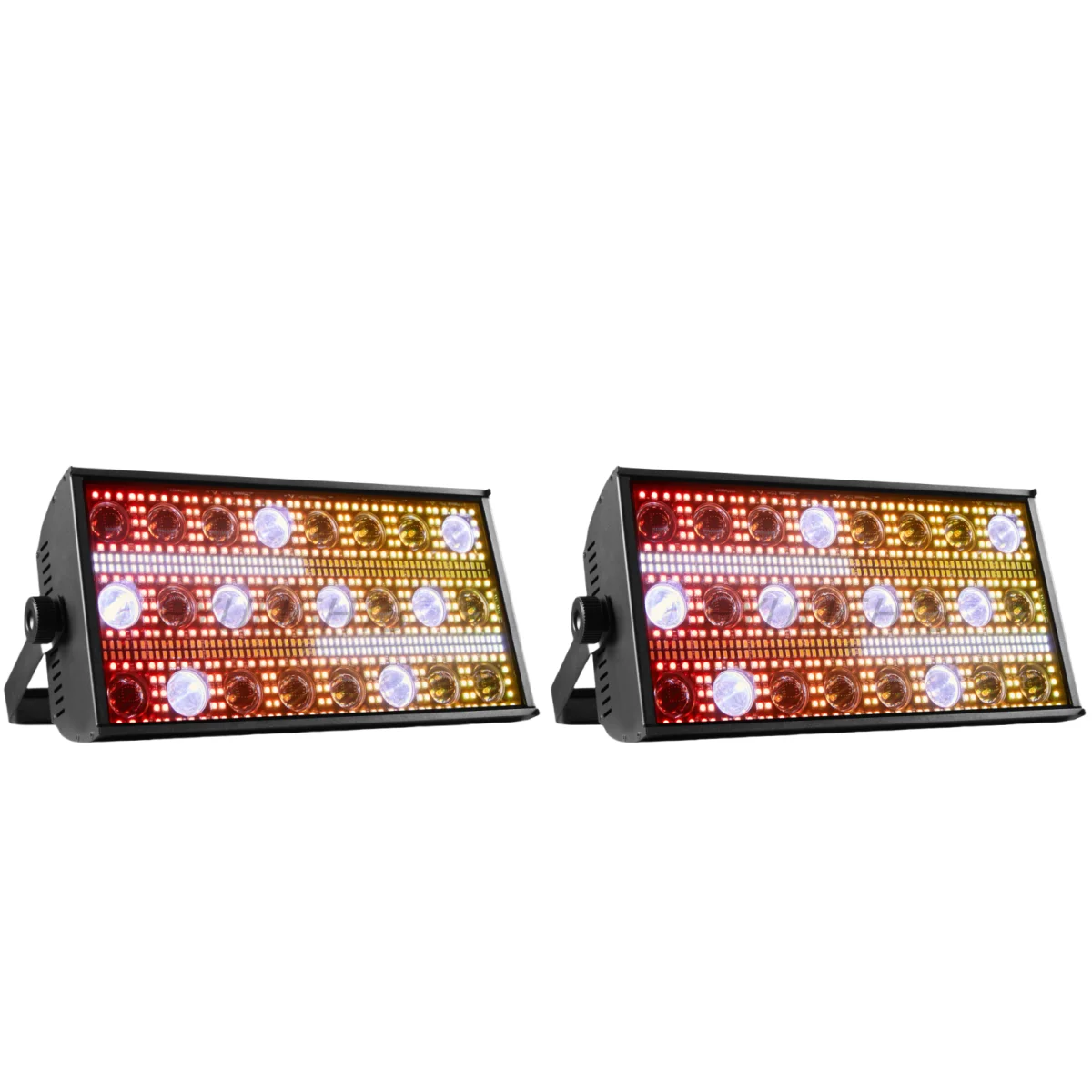 

2PCS 300W LED Beam&Strobe RGBW 4in1 48 Partition Strobe Light 24PCS 8000K Strobe DMX Super Bright Dj Wash Bar Stage Lighting