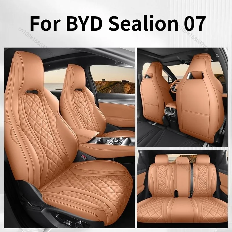 

Custom Car Seat Cushion for BYD Sealion 07 2026 Interior Accessories Leather Seasons Universal All-inclusive Special Seat Covers