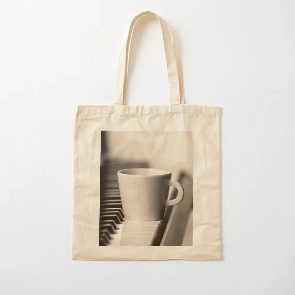 

Piano Coffee Tote Bag cute tote bag reusable grocery bags Canvas bag for women