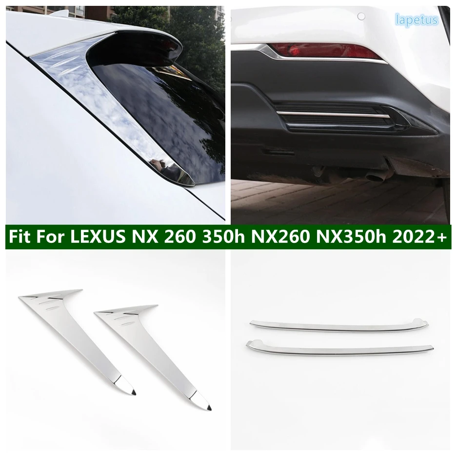 

Rear Door Window Spoiler / Tail Bumper Decor Panel Cover Trim Fit For LEXUS NX 260 350h NX260 NX350h 2022 2023 2024 Accessories