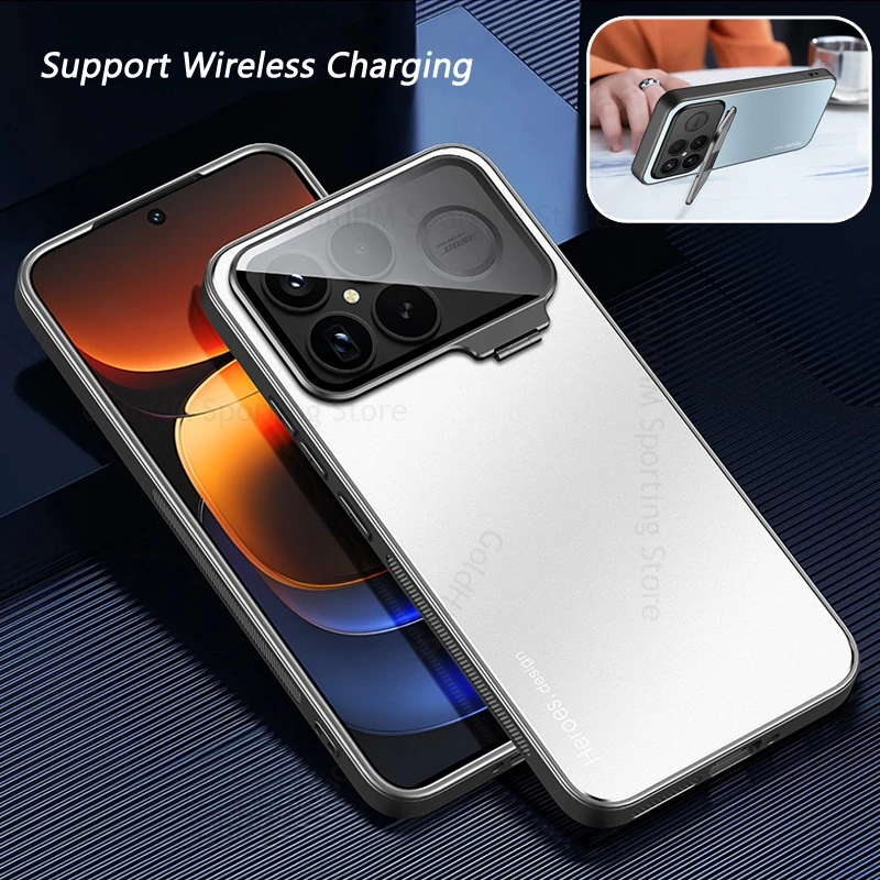 

Flip Lens Kickstand Magnetic Phone Case For Redmi K90 Pro Max For Magsafe Wireless Charger Cover For Redmi K80 Pro K60 K70 Ultra