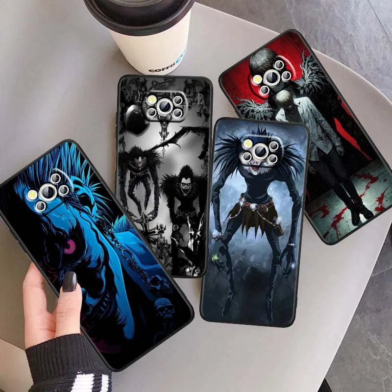 

Anime Death Note Cool Art For Xiaomi Mi Poco F3 F4 F5 F6 X3 X4 X5 X6 X7 M3 M4 M5s M5 M6 GT Pro 5G Black Cover Phone Case