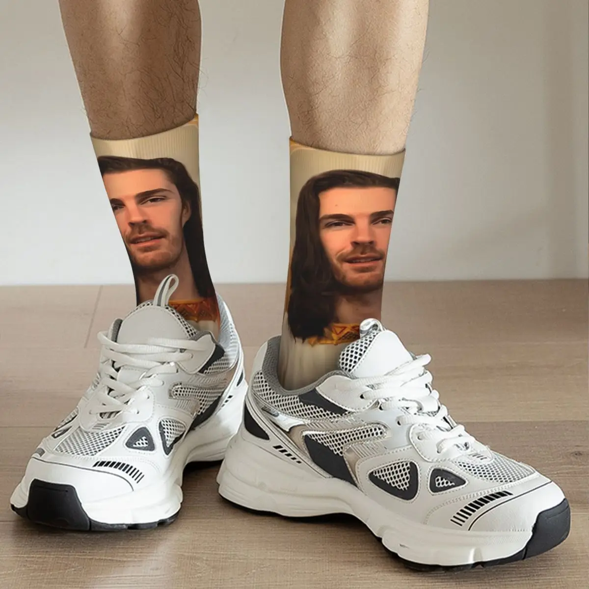 Unisex Hozier Christo Funny Jesus Singer Music Socks Comfortable Funny Happy Socks Novelty Merch Middle Tube Socks Best Gift