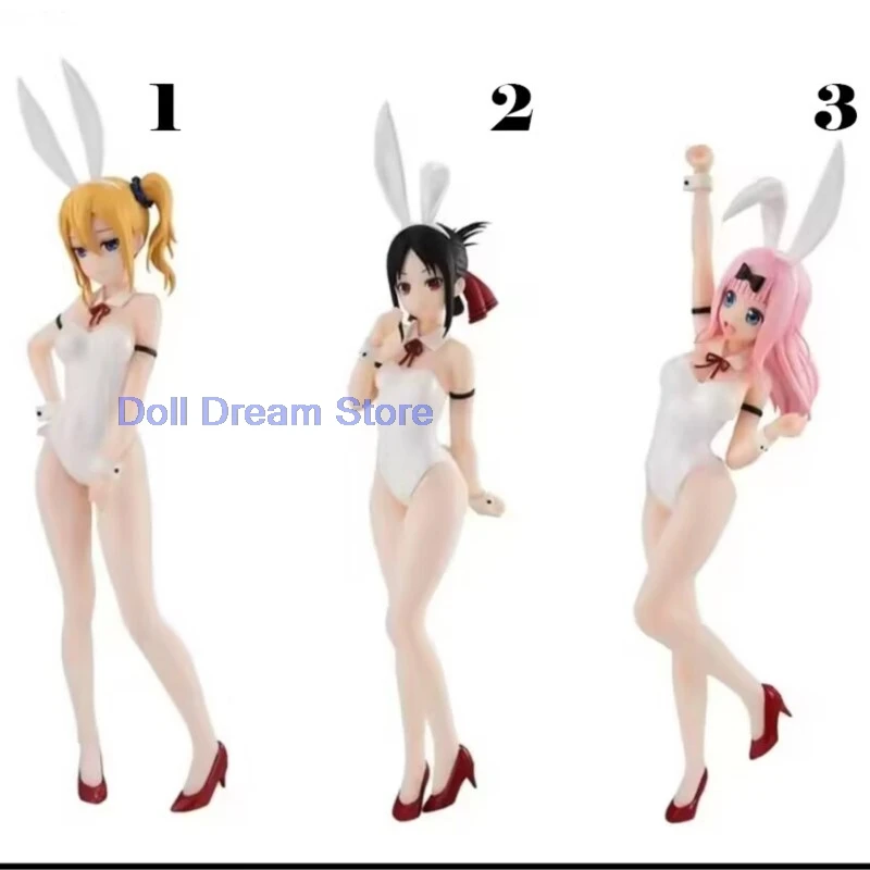 

2026 in stock 100% genuine Japanese original anime Hayasaka Ai/Fujiwara Chika/Shinomiya Kaguya BUNNY PVC action figure