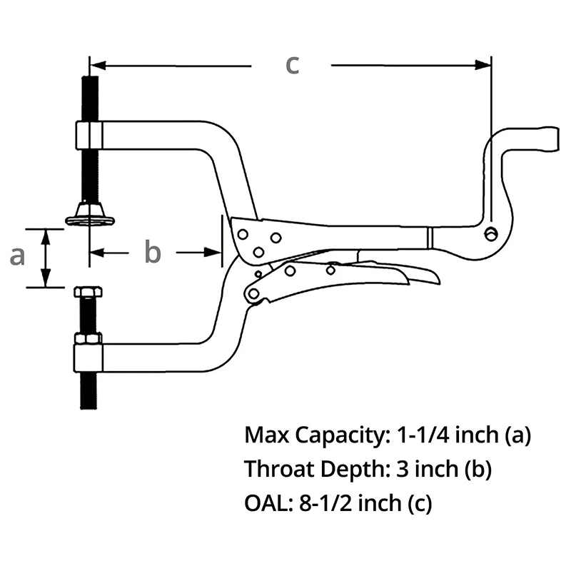 90 Degree Corner Clamp, Throat Corner Joining Tool For Woodworking, Welding, Photo Frame