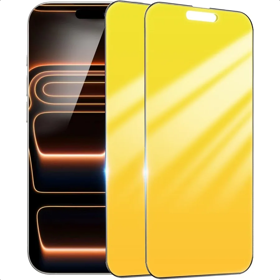 واقي شاشة الخصوصية لهاتف iPhone 17 Pro Max 6.9 بوصة متدرج من الزجاج المقسى الذهبي لهاتف iPhone 17 ProMax 25 درجة مضاد S