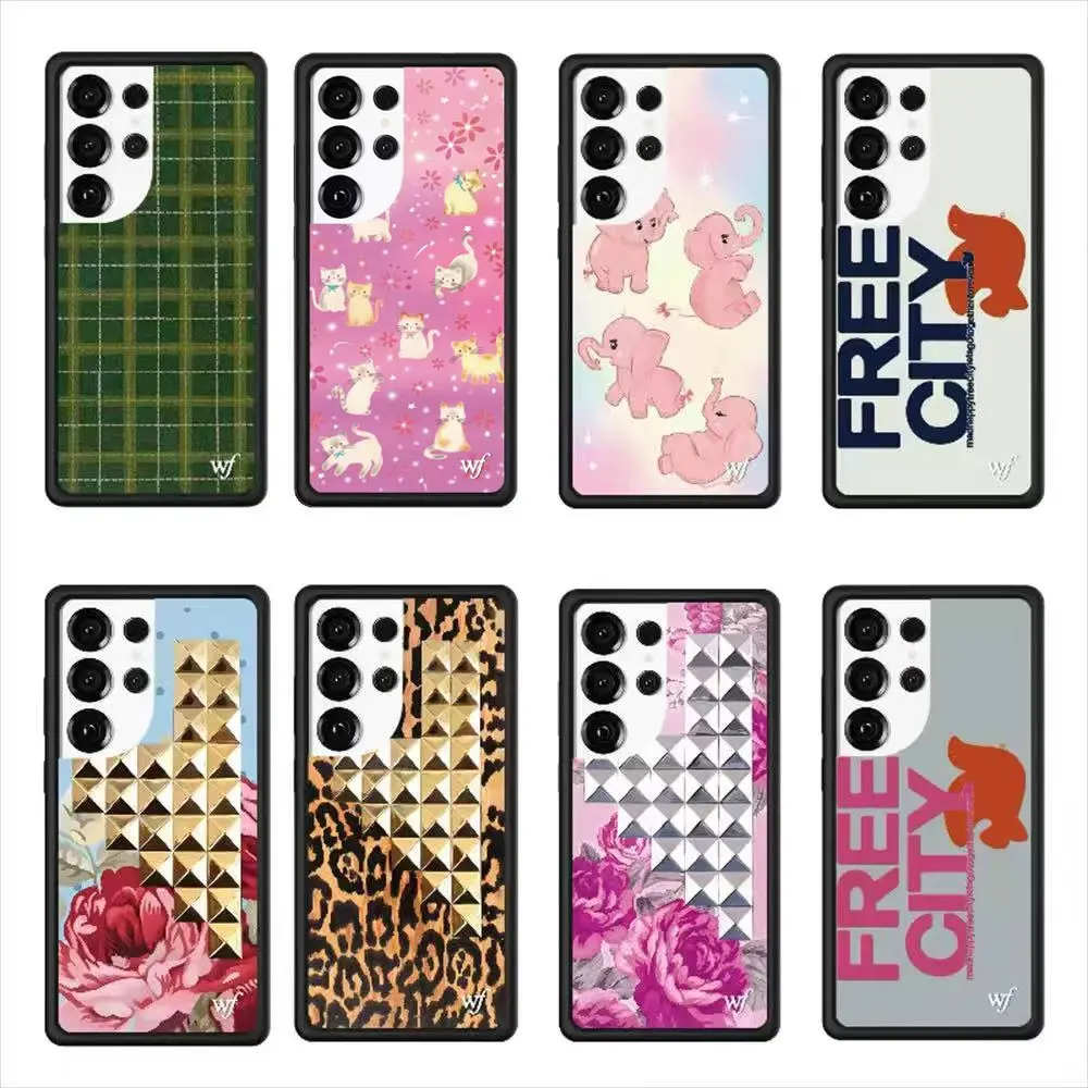 Чехол для телефона Wildflower INS Free City Together для Samsung S23 S24 S25 S26 Ultra с изображением котенка Оливии Нилл Клэр Дрейк ﻿ ﻿ ﻿ ﻿ ﻿ ﻿ ﻿ ﻿ ﻿ ﻿ ﻿ ﻿