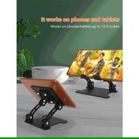 U55C Aluminum Alloy Laptop Stand Foldable Portable for w Cooling Fan Adjustable Riser Radiator Rack Universal USB Brack