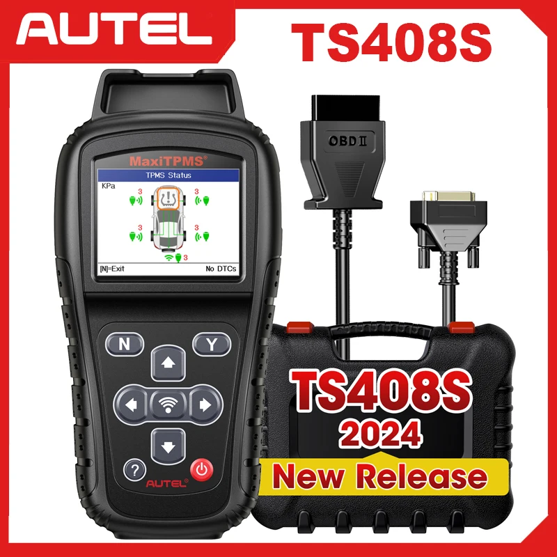 Autel MaxiTPMS TS408S TPMS Relearn Tool Cleaner Activate/Read TPMS Sensors Program Lifetime Update Upgraded of TS408