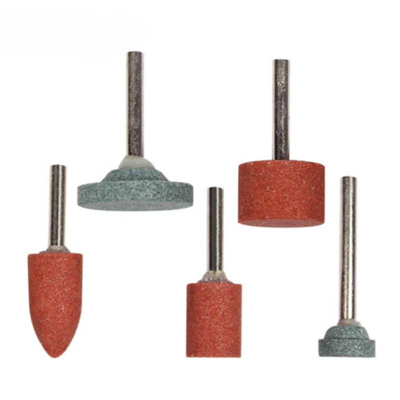 Electric Drill Buffing Metal Furniture Craft Repairing Burring Grinding Stone DIY Die Ceramic Mounted 25pcs/Set