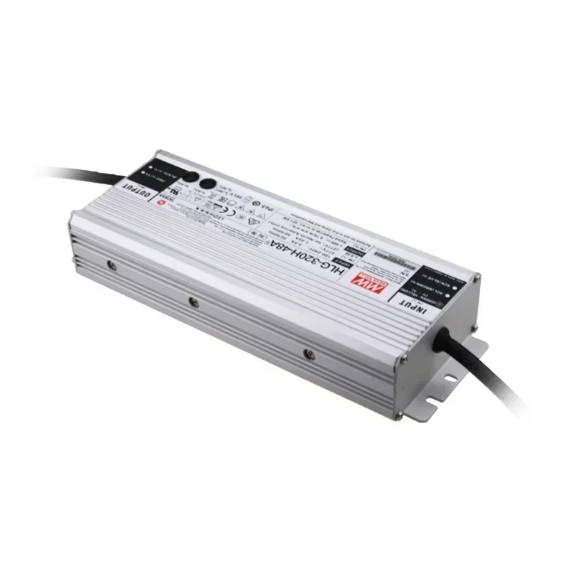 Mean well-Controlador led de HLG-320H-48B, 320W, 48V, pwm, 478V