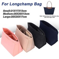 Bag Insert Organizer, purse accessories, Suitable For Longchamp long handle tote organizer Cosmetics storage bag