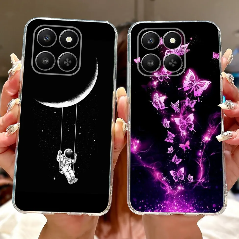 5G Voor Honor 400 Smart Case LGN-NX1 Leuke Cartoon Luxe Cool Geschilderd Mode Vlinder Telefoon Case Voor Honor 400 Smart back Cover