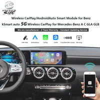 kSmart Auto Wireless Apple CarPlay AndroidAuto Retrofit for Mercedes Benz New A C E GLA MBUX NTG6.0 Head Unit After 2018 Model