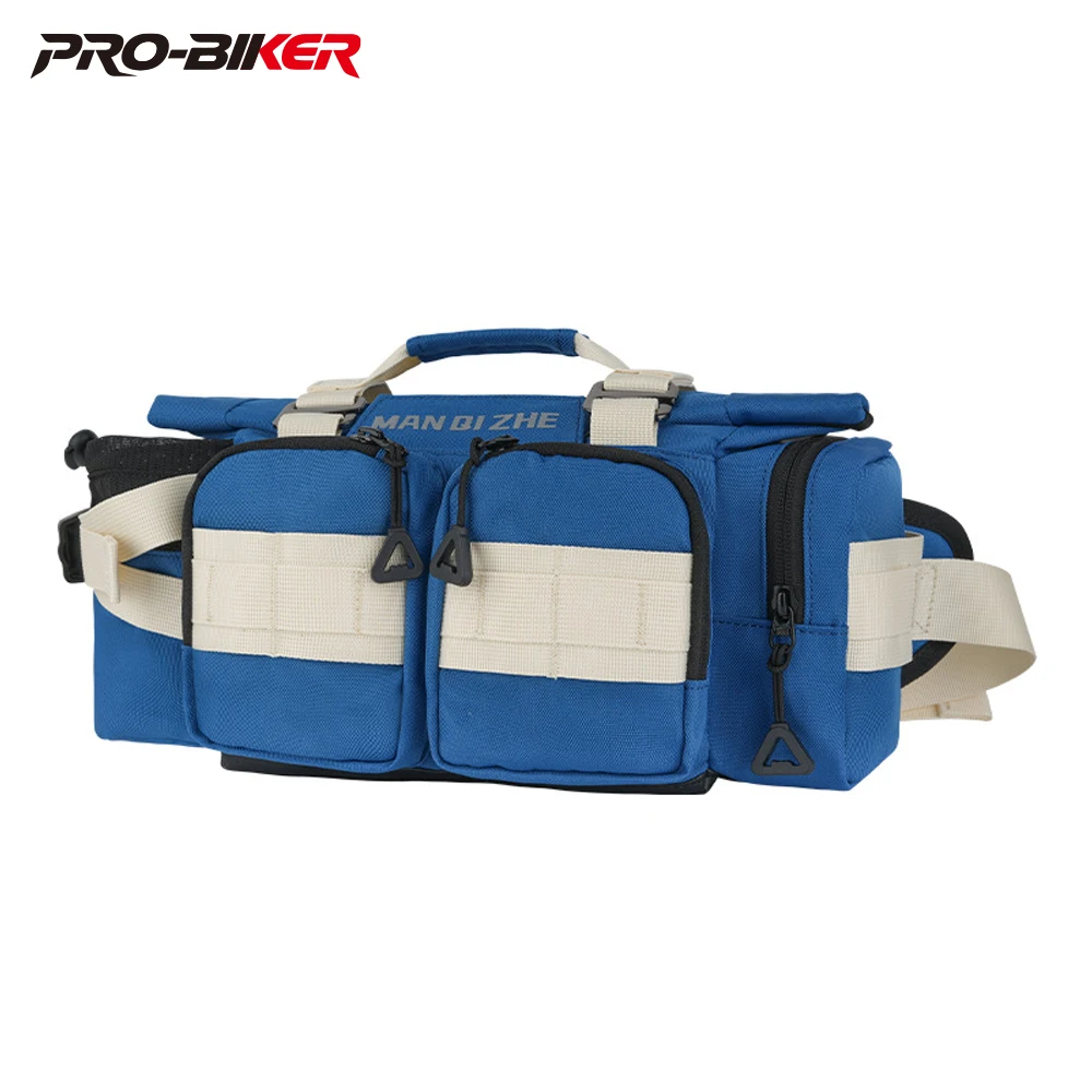 

Side Bags for Motorcycles Waterproof Motorcyclist Mochila Moto Impermeable Motorbike Tail Bag Wear Resistant Bolsa Moto Blue