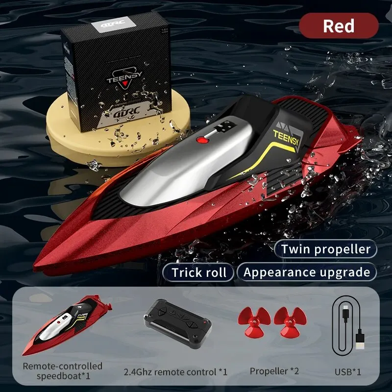 Bateau Telecommande Bateau Télécommandé LED 2,4 GHz - 15 Km/h - Anti Bateau Telecommande Bateau Télécommandé LED 2,4 GHz - 15 Km/h - Anti