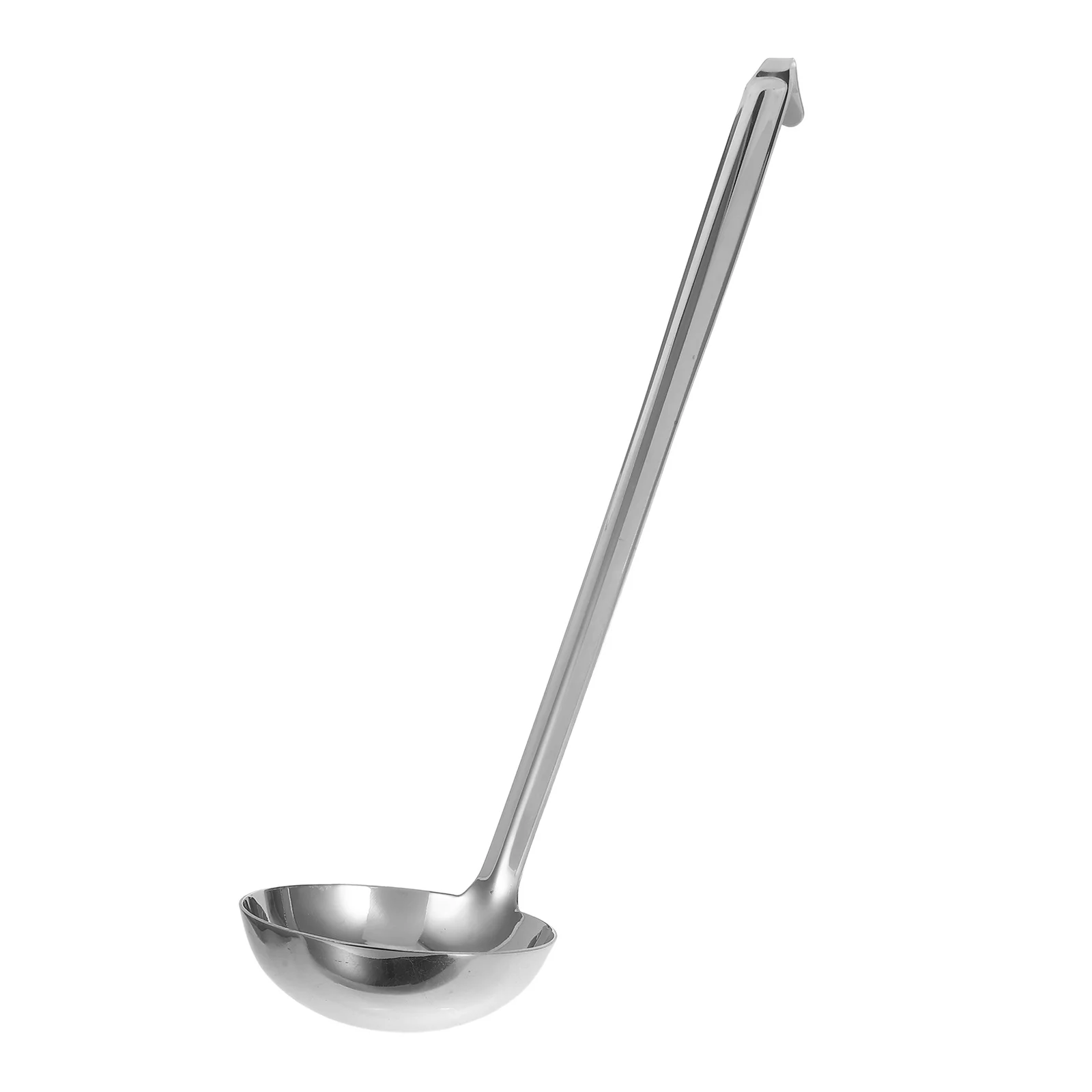 

310Ml Stainless Steel Ladle Soup Spoon Deep Serving Spoon Long Handle With Hook For Home Commercial Kitchen Use Stainless Steel