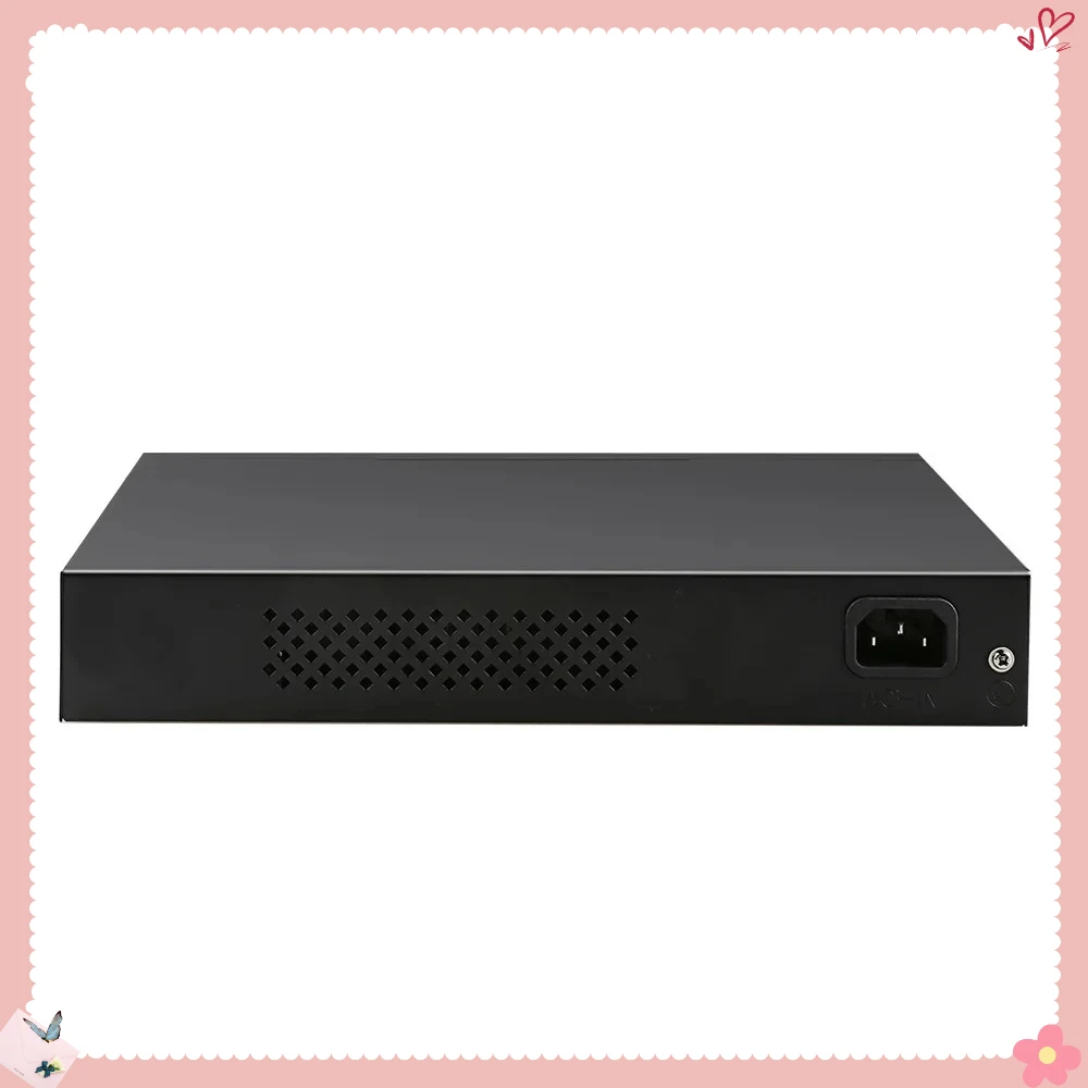 Conmutador Poe Ethernet 16 puertos red 10/100mbps puertos Ieee 802,3 Af Conmutador de red inalámbrico Ap Uplink