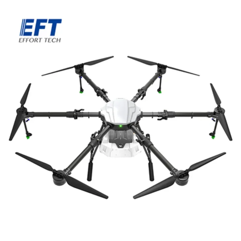 Cadre UAV EFT G620, 20L, 20kg, Pulvérisation de terres agricoles, Système d'alimentation de pulvérisation agricole, Moteur X9